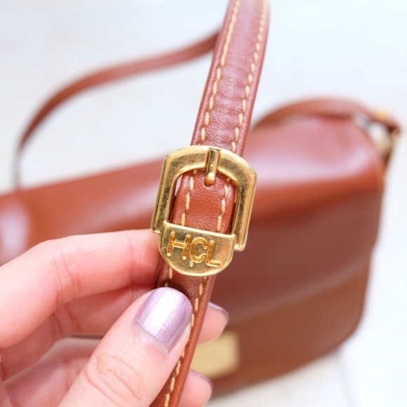 Vintage German HCL Premium Leather Mini Side Bag - Picture 2 of 7